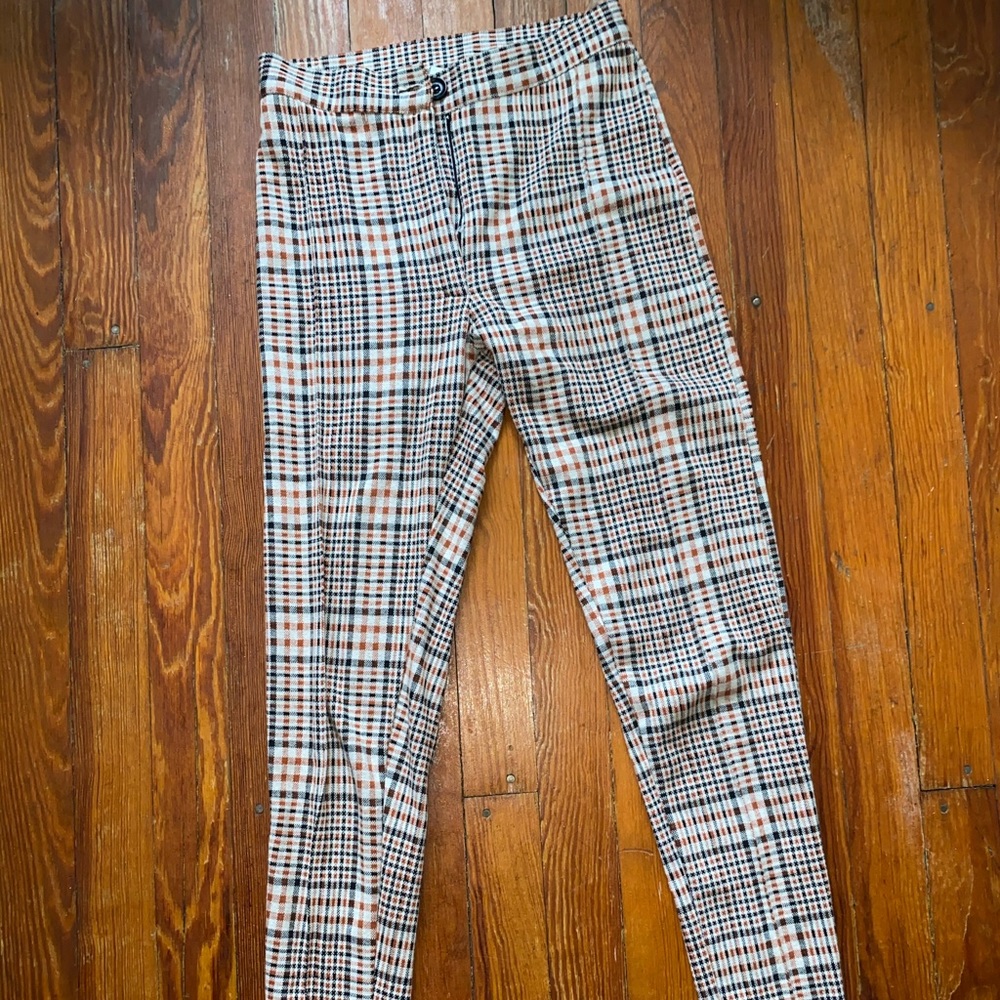 Free People Plaid pants